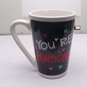 “You’re Pawsome” Dan Dee International 12oz Multicolored hearts Coffee Cup Mug